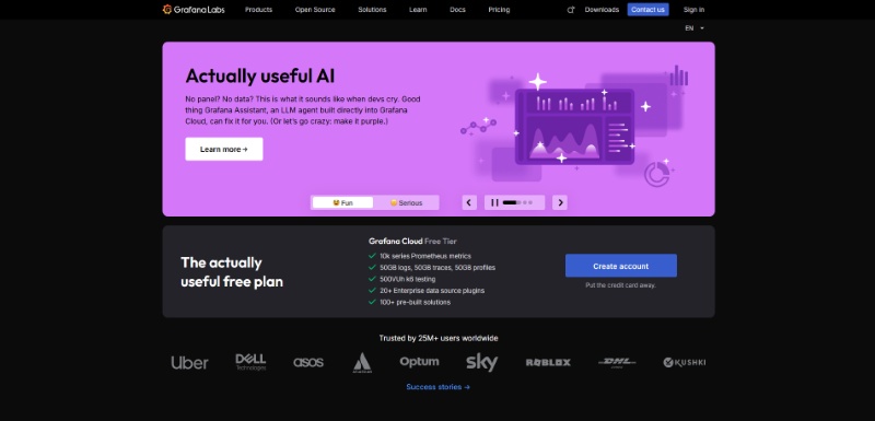 grafana application performance monitoring tool