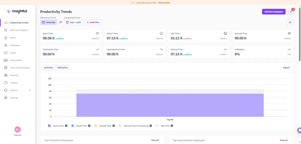 insightful productivity trends