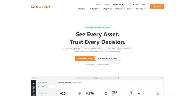 lansweeper remote management tool