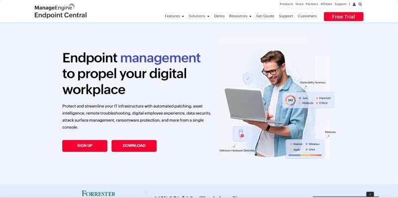 ManageEngine remote monitoring and management tools