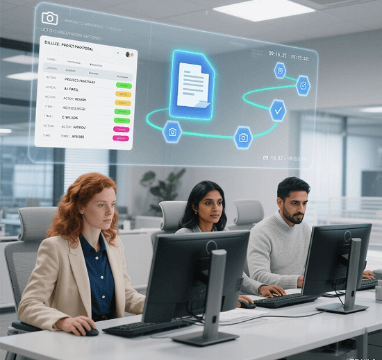 control sharing and track every action